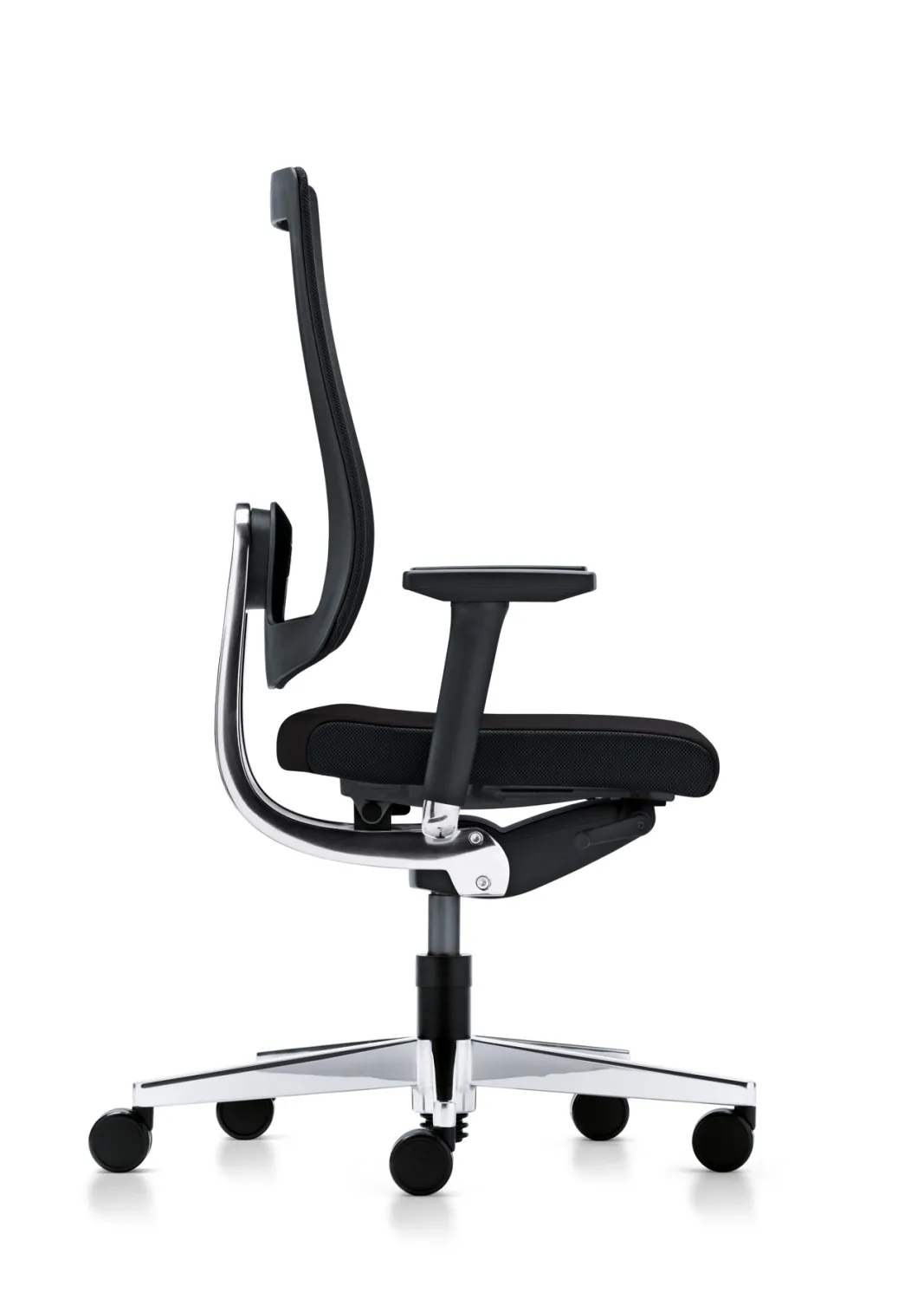 Bürostuhl Sedus black dot net mit Netzrücken bd-122 - Sedus black dot 122 mit Netz-Membran Seitenansicht