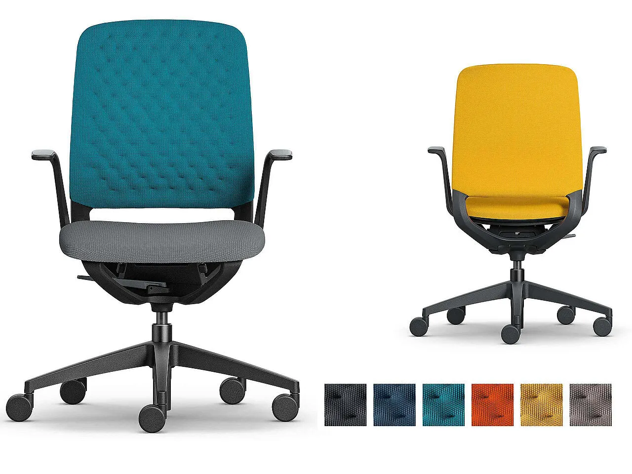 hochwertige Strickpolster f&uuml;r B&uuml;rostuhl Sedus se:motion