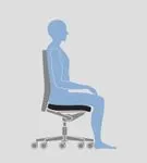 Technik_im_Buerostuhl_ergonomisch_vorgeformte_Sitzflaeche