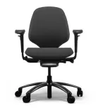 Bürostuhl RH Mereo 200 Schwarz mit mittlerer Rückenlehne