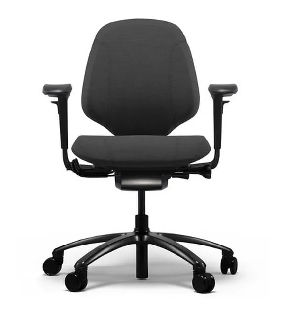 B&uuml;rostuhl RH Mereo 200 Schwarz mit mittlerer R&uuml;ckenlehne