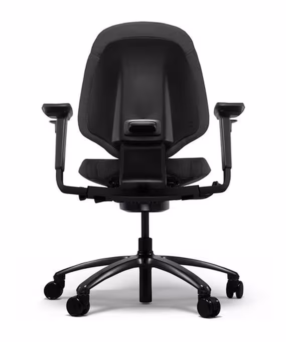 B&uuml;rostuhl RH Mereo 200 Schwarz mit mittlerer R&uuml;ckenlehne