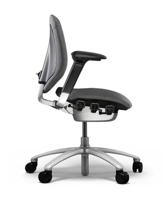 B&uuml;rostuhl RH Mereo 200 Silber mit mittlerer R&uuml;ckenlehne