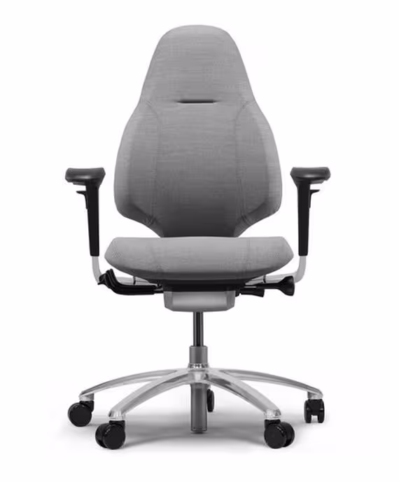 B&uuml;rostuhl RH Mereo 220 Silber mit hoher R&uuml;ckenlehne
