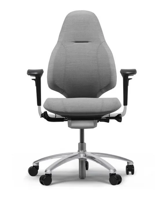B&uuml;rostuhl RH Mereo 220 Silber mit hoher R&uuml;ckenlehne