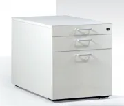 Rollcontainer Leuwico GARC1-1233 mit 1 Schub, Materialschale und H&auml;ngeauszug