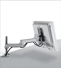 Bildschirmschwenkarm (LCD-)Halter Leuwico GO2move Sitz-Steh Schreibtisch