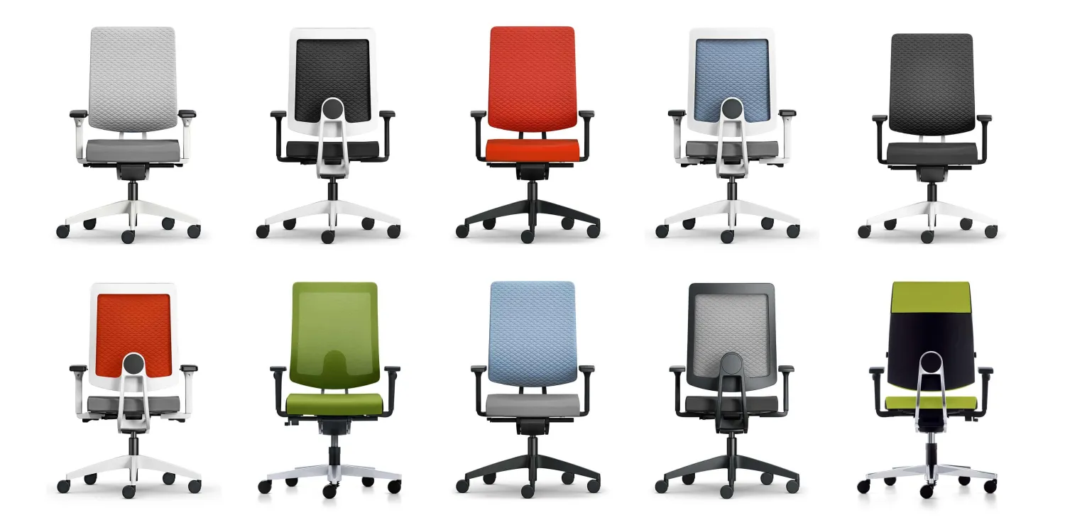Bürostuhl Sedus black dot air, atmungsaktiv und ergonomisch mit 3D-Rücken - Sedus Black dot Varianten