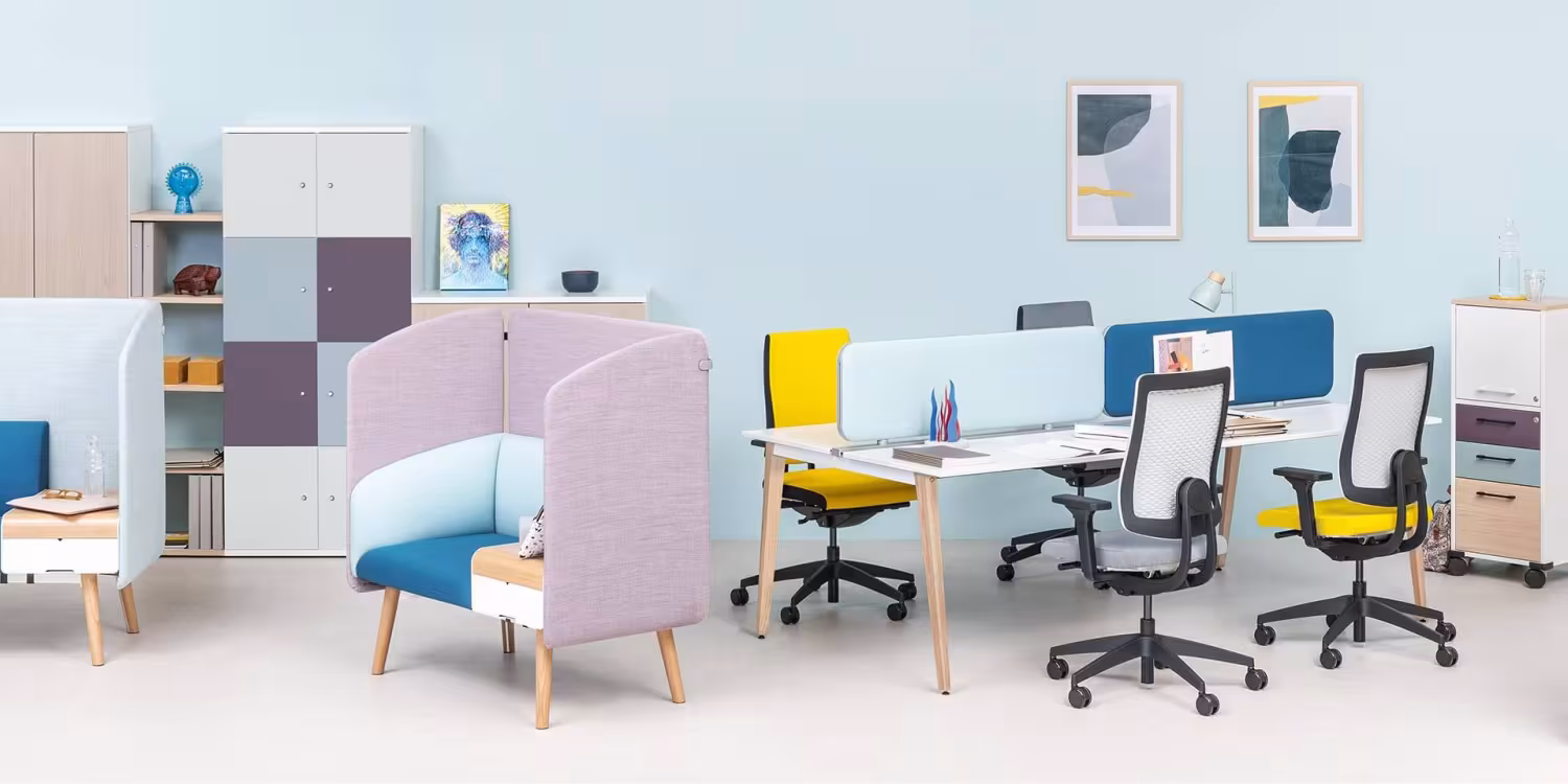 Bürostuhl Sedus black dot air, atmungsaktiv und ergonomisch mit 3D-Rücken - Sedus Black dot air Farbwelten