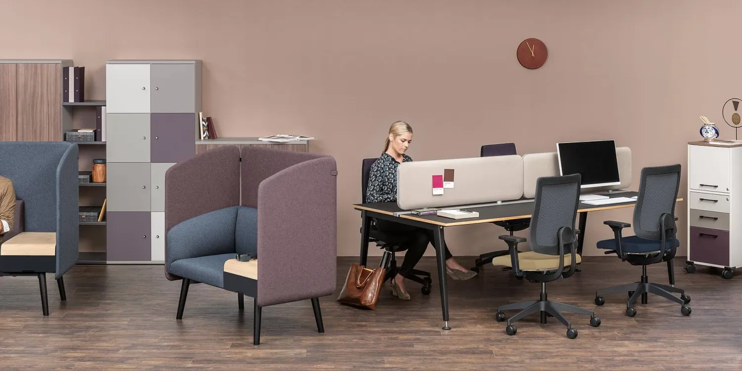 Bürostuhl Sedus black dot air, atmungsaktiv und ergonomisch mit 3D-Rücken - Sedus Black dot air Farbwelten