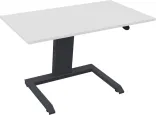 Sitz-Steh Schreibtisch Leuwico Mia manuell mit Gasfeder