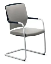 Freischwinger Sedus crossline mit verchromtem Stahlgestell