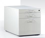 Rollcontainer Leuwico GARC1-1233 mit 1 Schub, Materialschale und Hängeauszug