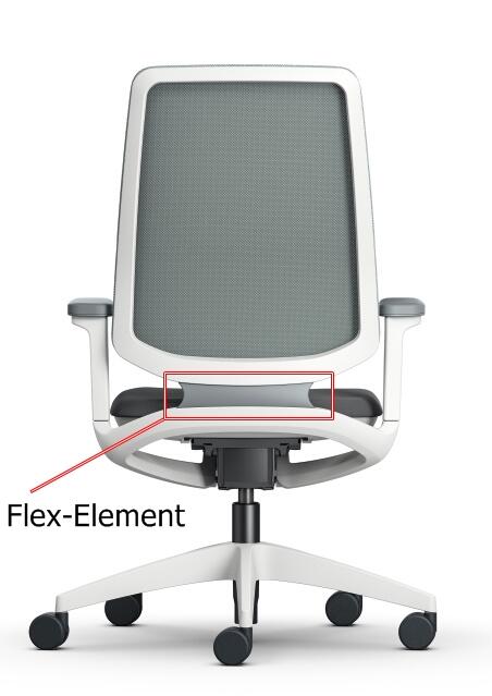 Bürostuhl Sedus Se:flex mit Vollpolster - Sedus se:flex bewegliches Flex-Element