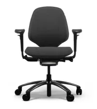 B&uuml;rostuhl RH Mereo 200 Schwarz mit mittlerer R&uuml;ckenlehne