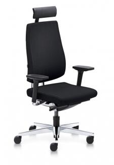 Bürostuhl Sedus black dot mit hoher Rückenlehne und Kopfstütze bd-103