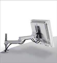 Bildschirmschwenkarm (LCD-)Halter Leuwico GO2move Sitz-Steh Schreibtisch