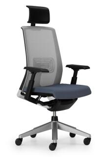 Bürostuhl HAWORTH Comforto 2970 mit Rücken-, Sitzrahmen und 3D-Armlehnen in schwarz