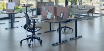 h&ouml;henverstellbarer Schreibtisch Sedus se:lab e-desk