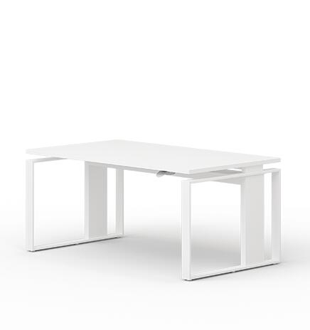 Sitz-Stehschreibtisch Leuwico iMOVE F höhenverstellbar