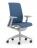 Bürostuhl HAWORTH Comforto 6270 mit Rücken- und Sitzrahmen sowie Armlehnen in der Farbe fog