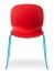 Besucherstuhl RBM Noor 6060 mit blauem Stahlgestell