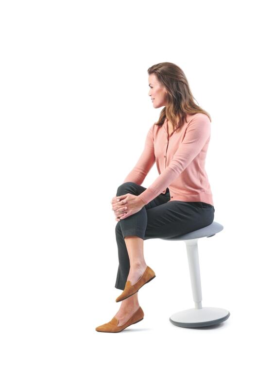 Höhenverstellbare Stehhilfe Sedus se:fit