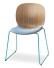 Besucherstuhl RBM Noor 6065S mit blauem Kufengestell