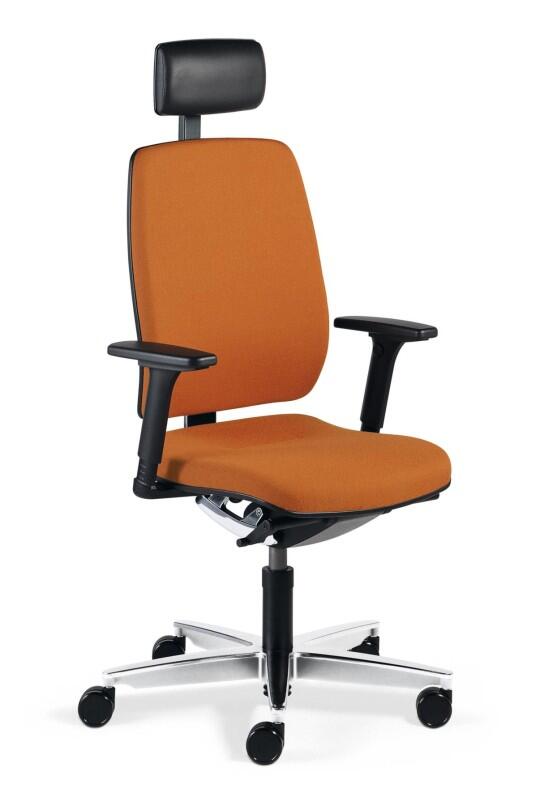 Bürostuhl Sedus early bird mit hoher Rückenlehne und wohlfühl Nackenstütze für die kleine Pause