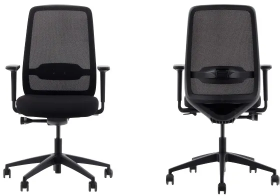 B&uuml;rostuhl K&ouml;hl K1 - von vorne und hinten