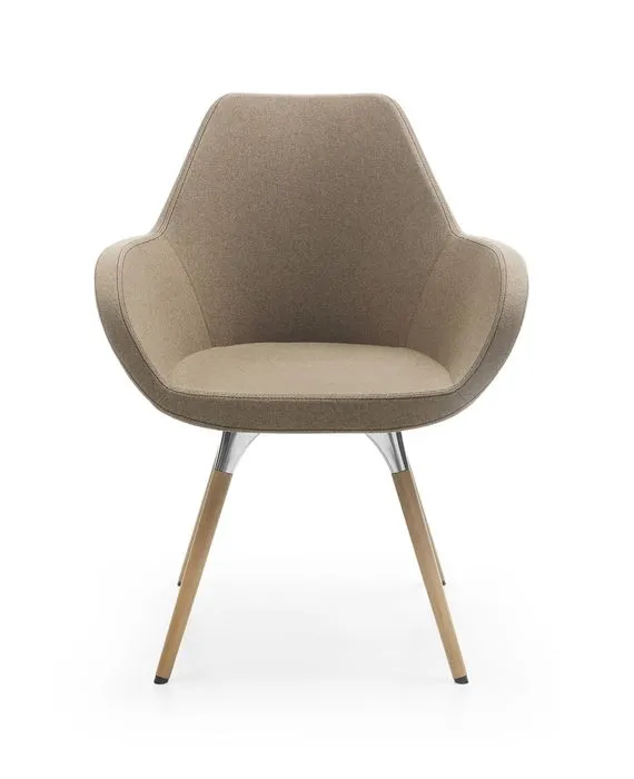 Sessel Profim Fan mit Holzgestell