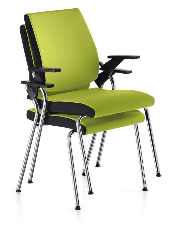 Besucherstuhl Sedus black dot, stapelbar bis zu 5 Stühlen