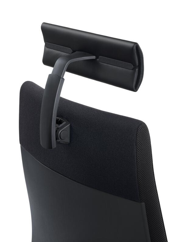 Detail Kopstütze aus Leder