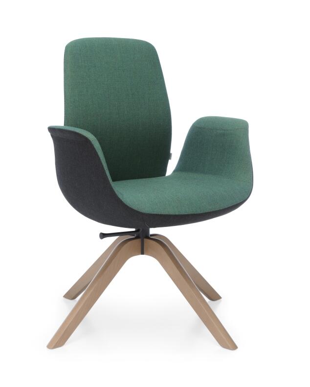 Loungesessel Profim Ellie pro mit Holzfüßen