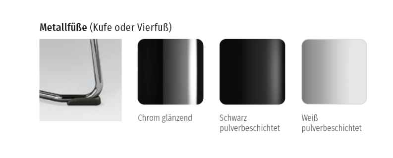 Gestelllfarben für Barhocker Sedus se:spot stool