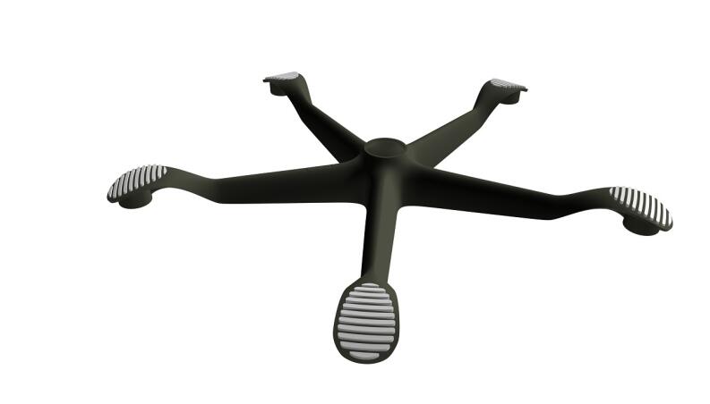 Aluminiumfußkreuz Moss Grey