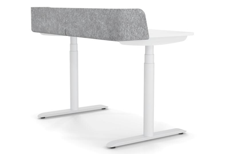 Sedus elektromotorisch höhenverstellbarer Tisch se:desk home - hell eingefahren