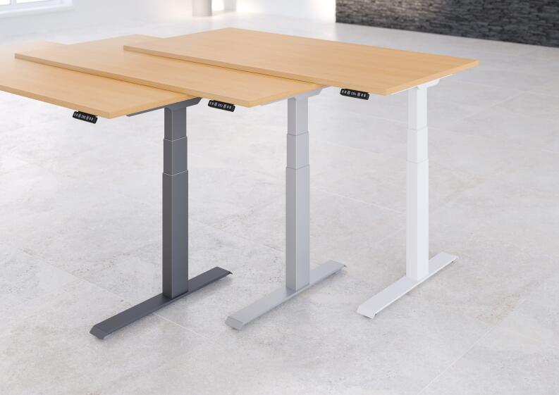 Elektromotorischer Schreibtisch Otti 1 Buche